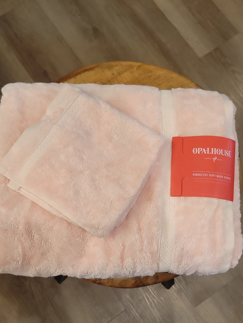NWT Opalhouse Pink Peach Towel Handcloth Set